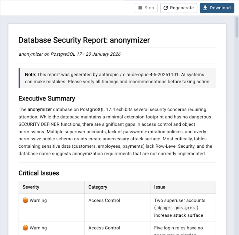 AI security report